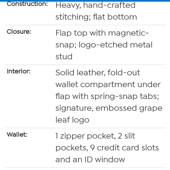 Patricia Nash Rose garden leather crossbody - Picture 13 of 14